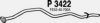 FENNO P3422 Exhaust Pipe